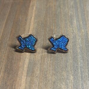 Blue Texas Stud Earrings